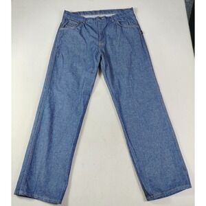 Armorex FR Jeans Unifirst Mens 38x32 Blue Straight Leg Flame Resistant Workwear